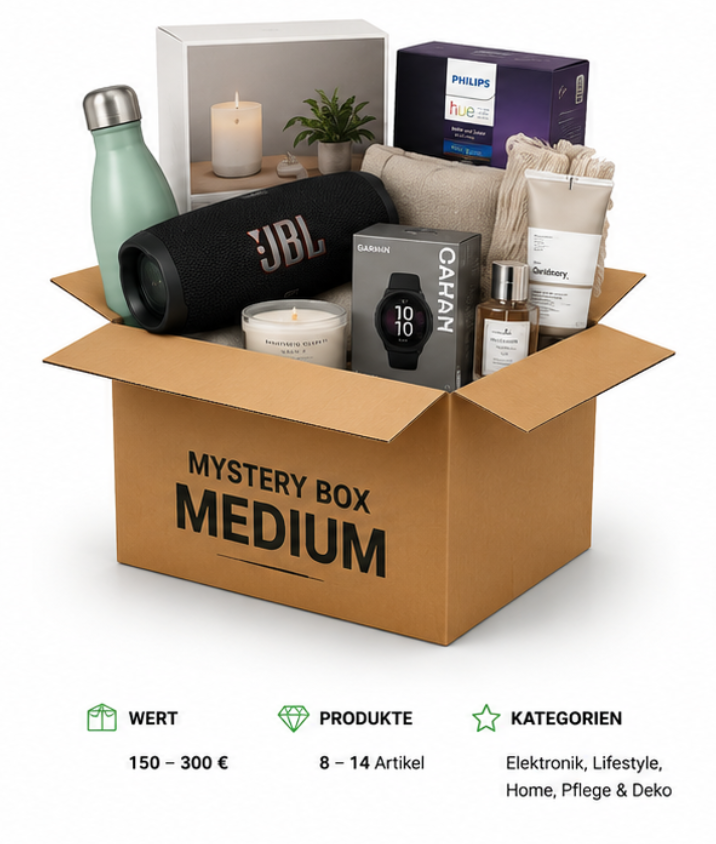 Mystery Box Medium – Mehr Wert, mehr Überraschungen